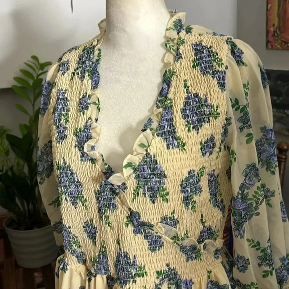 ASOS Midi Floral  Smock Dress - Picture 10 of 10